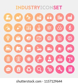 Big Industry icon set