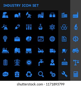 Big Industry icon set