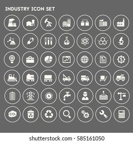 Big Industry icon set