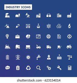 Big Industry icon set
