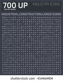 Big Industry icons,Big icons,industrial,construction icons,vector