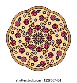Big italian pizza