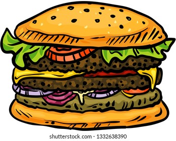The big juicy burger