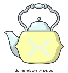 Big kettle icon. Cartoon illustration of big kettle vector icon for web