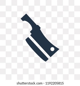 Big Knife vector icon isolated on transparent background, Big Knife transparency concept can be used web and mobile