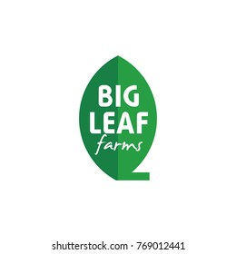 big leaf farm logo