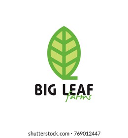 big leaf farm logo