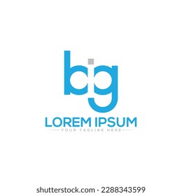 BIG letter logo design modern logo