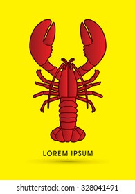 Big Lobster graphic vector.