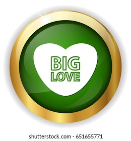 big love balloon icon