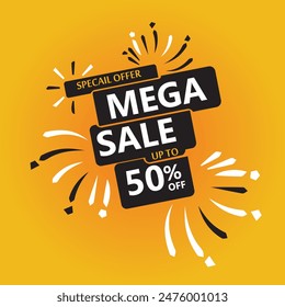 Big Mage Sale - 50% Discount Offer Design