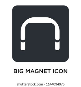 Big Magnet icon vector isolated on white background for your web and mobile app design, Big Magnet logo concept