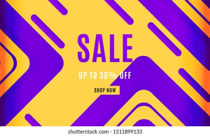 Big and massive sale banner for discount offers 