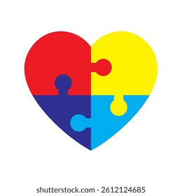 big mega set of World autism awareness day background typography, puzzles head child, heart, hand, balloon, ribbon icon design template set. World autism day colorful text and frame design bundle.