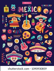 Big Mexican vector collection