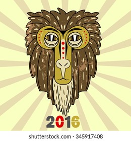 Big monkey: sign of 2016 in non traditional way