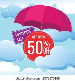 Big Monsoon Sale - Get 50% discount, Stock clearance sale, Best offer