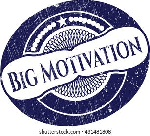 Big Motivation rubber stamp