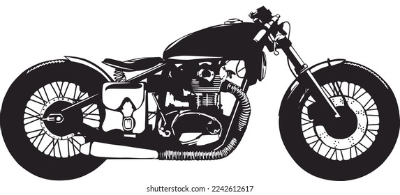 Big Motorcycle cool file eps