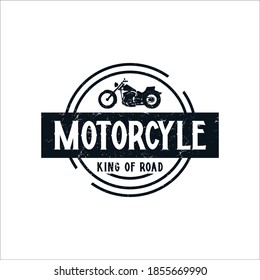 Big Motorcycle Logo Illustration Vector Graphics Stock Vector (Royalty ...