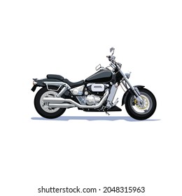 big motorcycle vector illustration design 