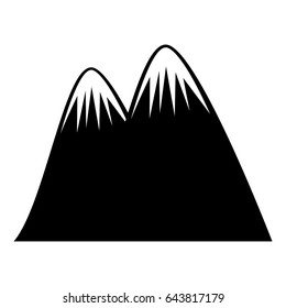 big mountain drawing icon