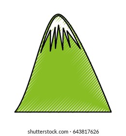 big mountain drawing icon