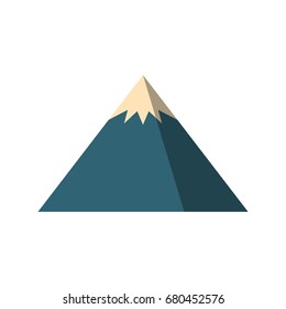 big mountains isolated icon