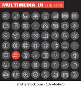 Big Multimedia icon set