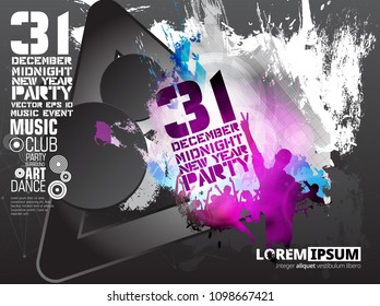 Big music event. Background ready for poster or banner