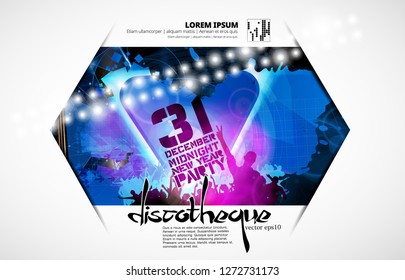 Big music event. Background ready for poster or banner