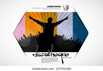 Big music event. Background ready for poster or banner