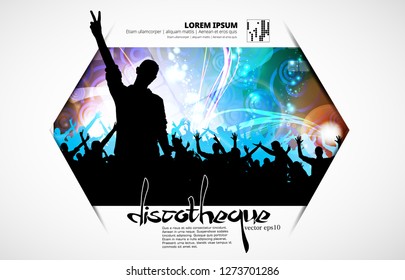 Big music event. Background ready for poster or banner
