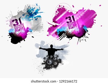 Big music event. Background ready for poster or banner