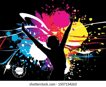 Big music event. Background ready for poster or banner