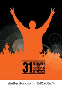 Big music event. Background ready for poster or banner