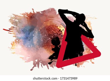 Big music event. Background ready for poster or banner