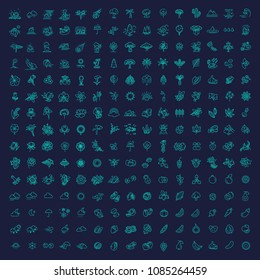 Big natural icon set