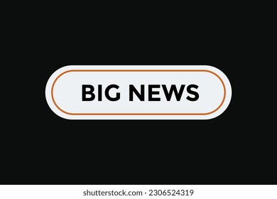 Webbanner-Vorlagen mit großen News-Buttons. Vektorgrafik
