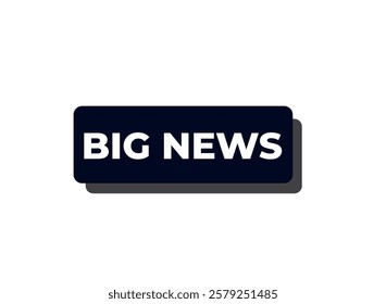 Big news, clock, button, Application, Button, Background, vector, banner template, website, design,
