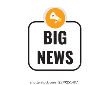 Big news, clock, button, Application, Button, Background, vector, banner template, website, design,
