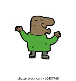 big nose man cartoon