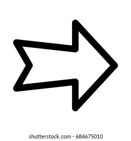 big notched arrow