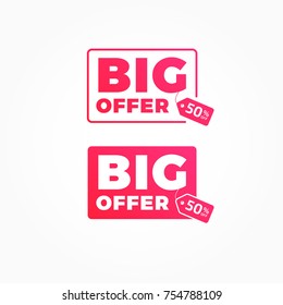 Big Offer 50% Off Tags Advertisement