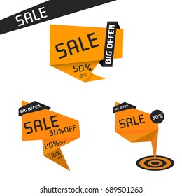 Big offer. Sale. Vector Illustration. 