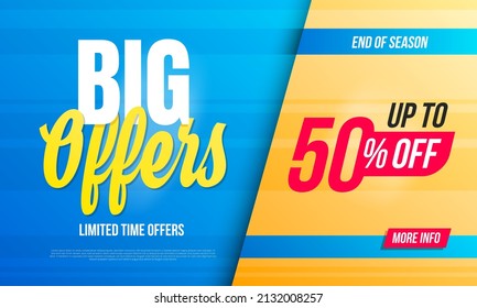 Gran Oferta Hasta Un 50% De Ausencia De Banner Dinámico Moderno De Compras