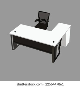 Big Office Computer Table.Computer Table - Size-L 42+W -22 +H -30 inch.Teraves Modern L-Shaped Desk Corner Computer Desk Home Office Study Workstation Wood  Steel PC Laptop Gaming Table