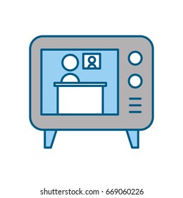 Big old television