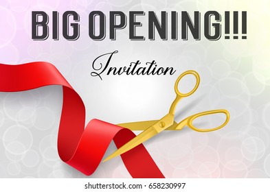 Big Opening Invitation Lettering