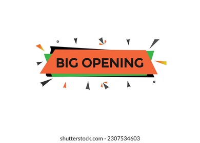 big opening vectors, sign, level bubble speech big opening 
